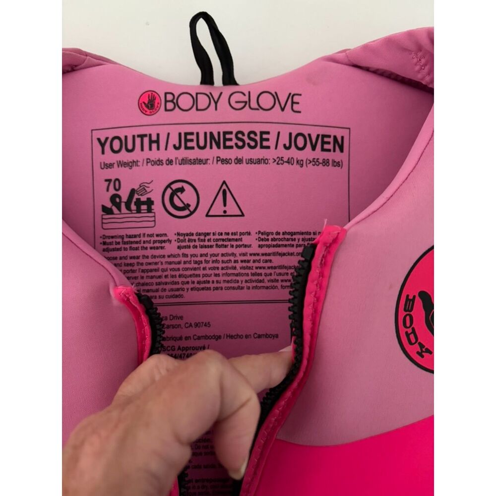 Body Glove life jacket 55-88 lbs